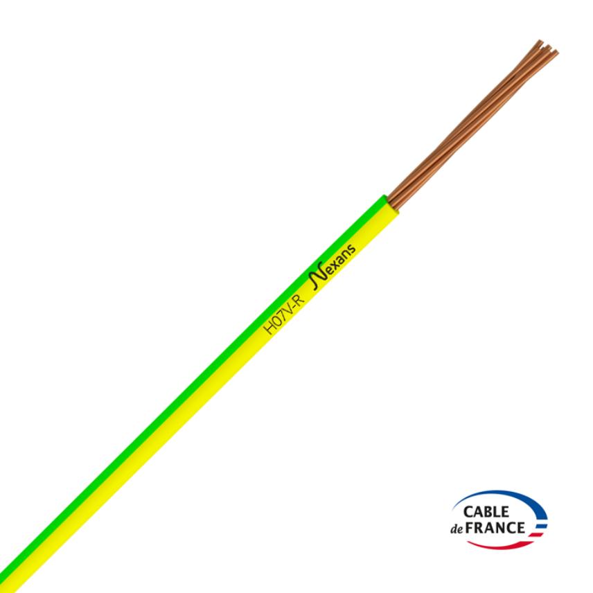 Nexans H07V-R 1x16 GREEN/YELLOW* D100m