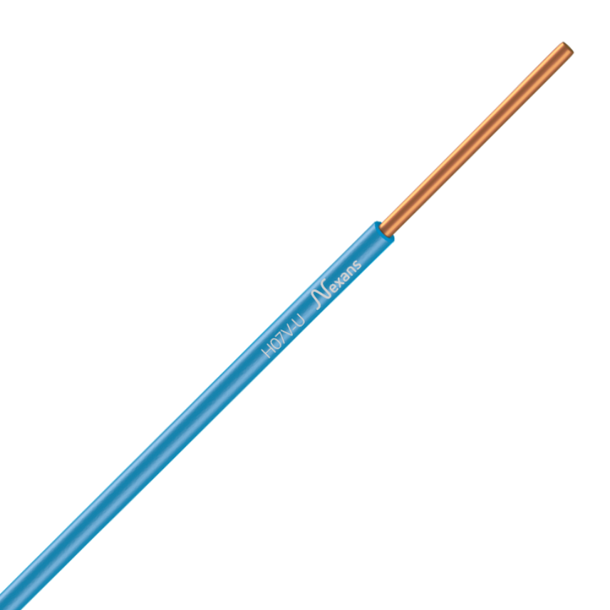 Nexans H07V-U 1x1.5 BLUE C750m